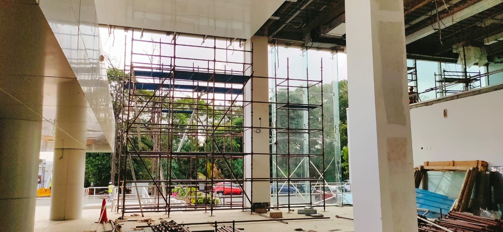 aluminum scaffolding stairway model